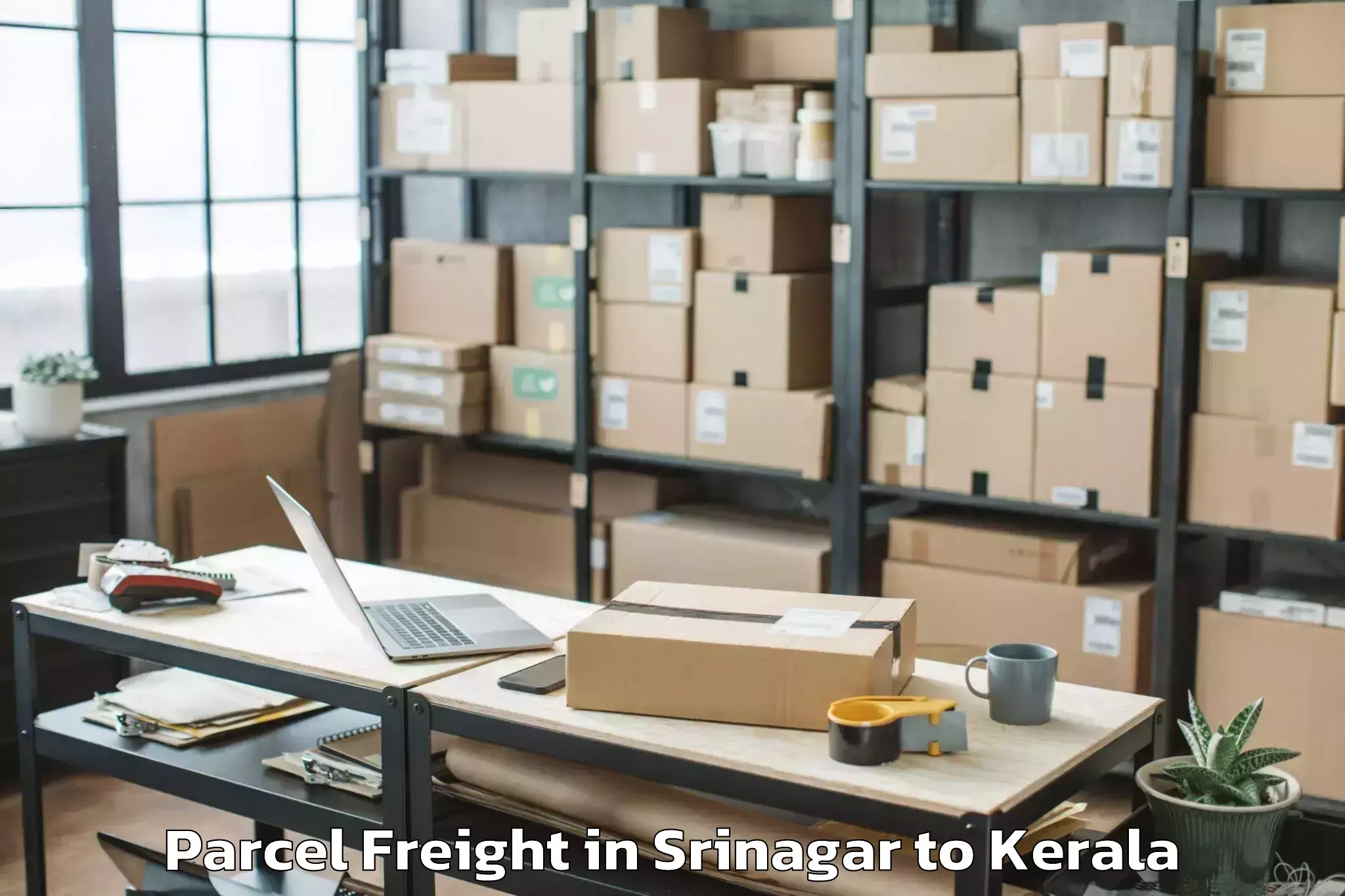 Top Srinagar to Sankaramangalam Parcel Freight Available